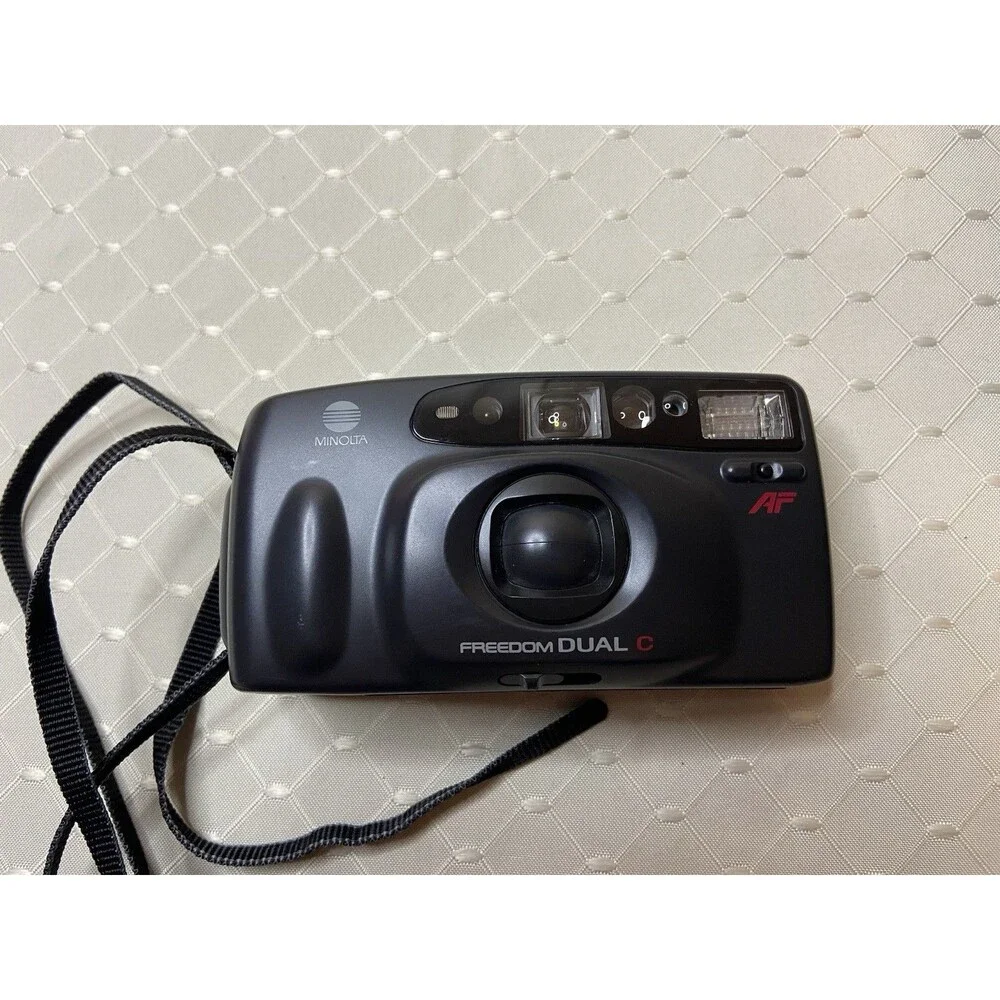 MINOLTA Freedom Dual C AF - 35mm Film Point And Shoot Camera UNTESTED